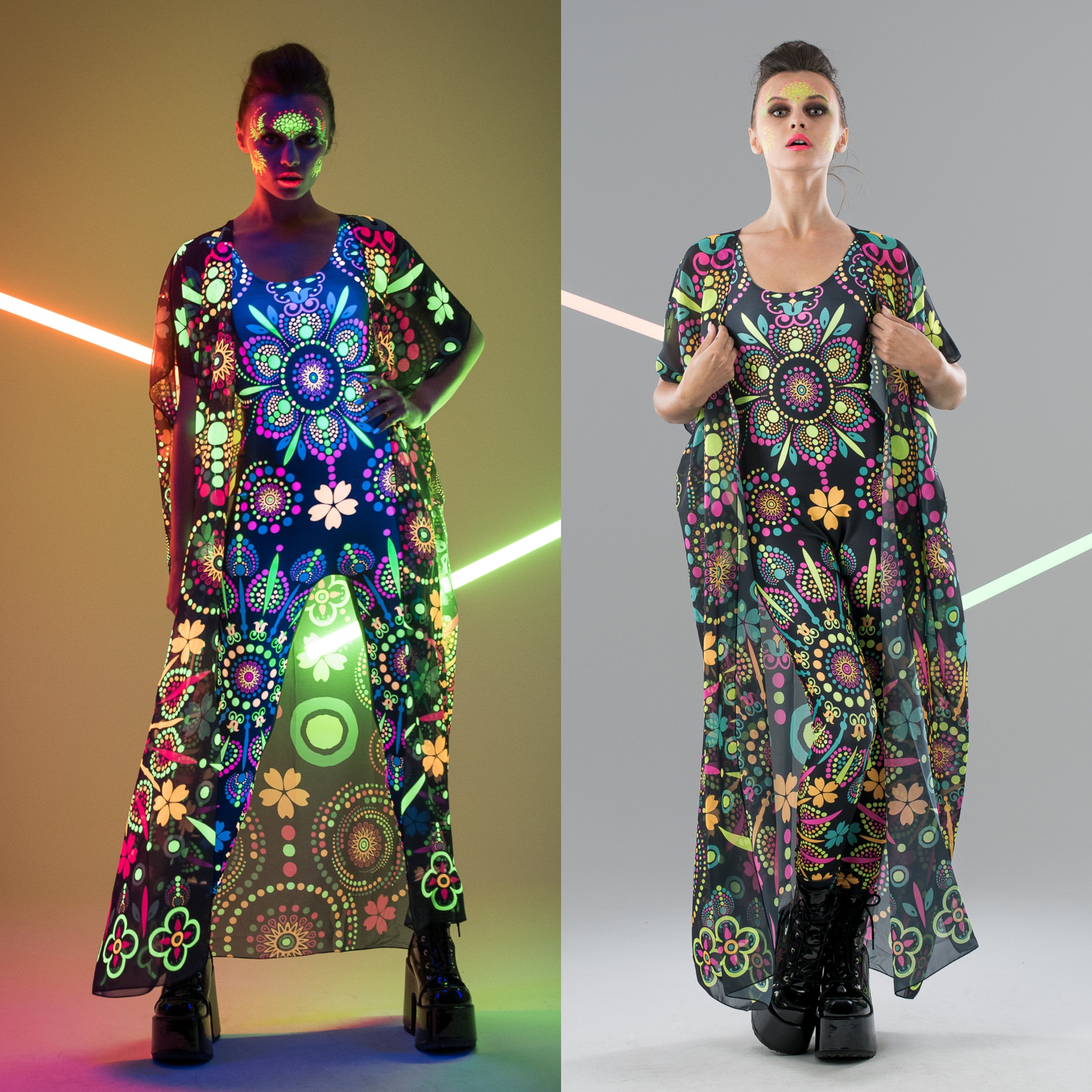 MANDALA UV REACTIVE Jumpsuit